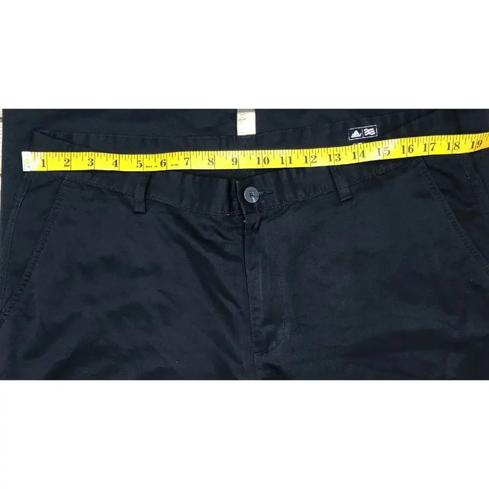 Adidas Men's 36x32 Black 'Climalite' Straight Leg Lightweight Golf Pants